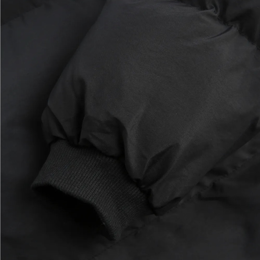 Cider Solid Zip Up Stand Collar Puffer Jacket - B… - image 4